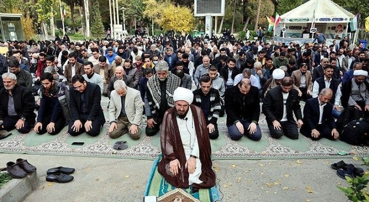 نماز طلب باران در دانشگاه علم و صنعت