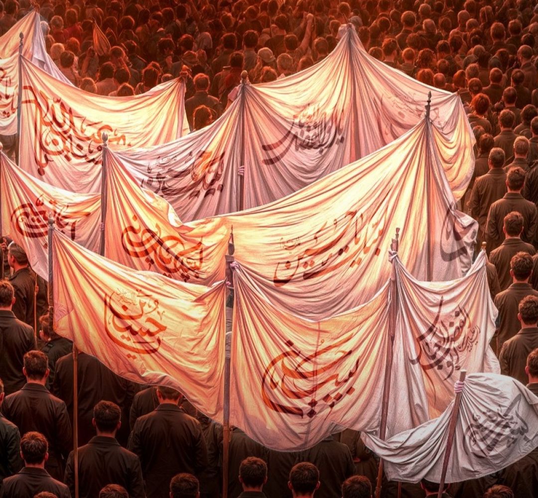 جوانان کرمانشاهی وارثان پرچم خونین حسین (ع)