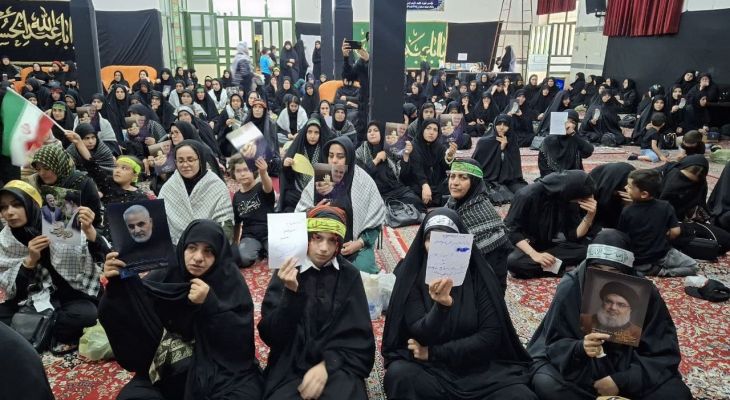 اجتماع عظیم زینبیون در شهرستان صحنه