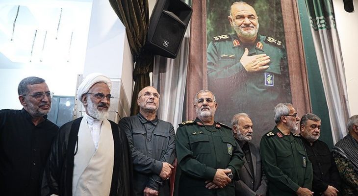 بزرگداشت چهلمین روز شهادت سپهبد حسین سلامی