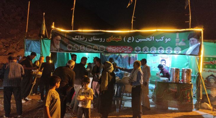 خدمات بی‌وقفه موکب‌داران سرپل‌ذهاب به زائران