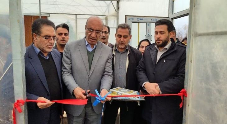 افتتاح گلخانه صیفی‌جات صادرات‌محور در صحنه